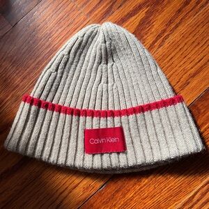 Calvin Klein Ribbed Knit Beanie